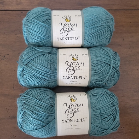 Hobby Lobby Office New 3 Yarn Bee Yarntopia Ocean Poshmark
